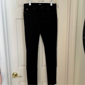 Hudson black skinny jeans size 28